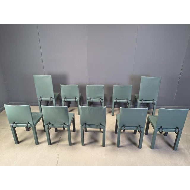 Arcadia Dining Chairs attributed to Paolo Piva for B&B Italia, 1980, Set of 10 For Sale - Image 12 of 17