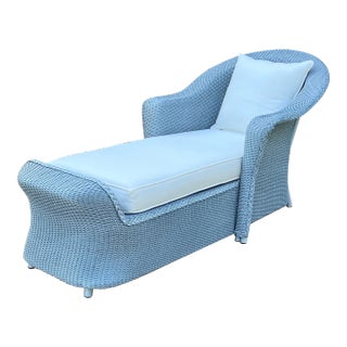 Lloyd Flanders Chaise Lounge Chair For Sale