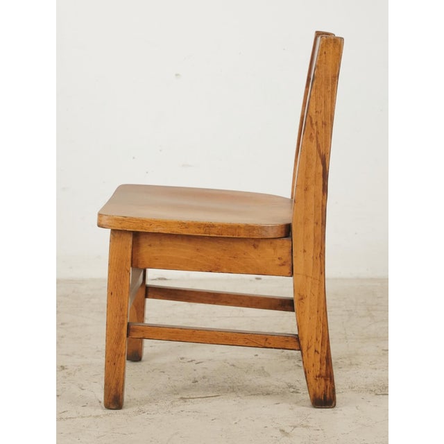 Wood Vintage Wooden Shaker Children’s Chair For Sale - Image 7 of 9