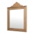 19th Century France Tan Wood Mirror For Sale