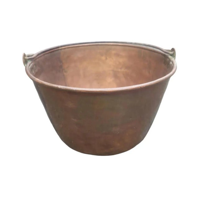 1920s Copper Cauldron Pot, Planter For Sale In Washington DC - Image 6 of 8