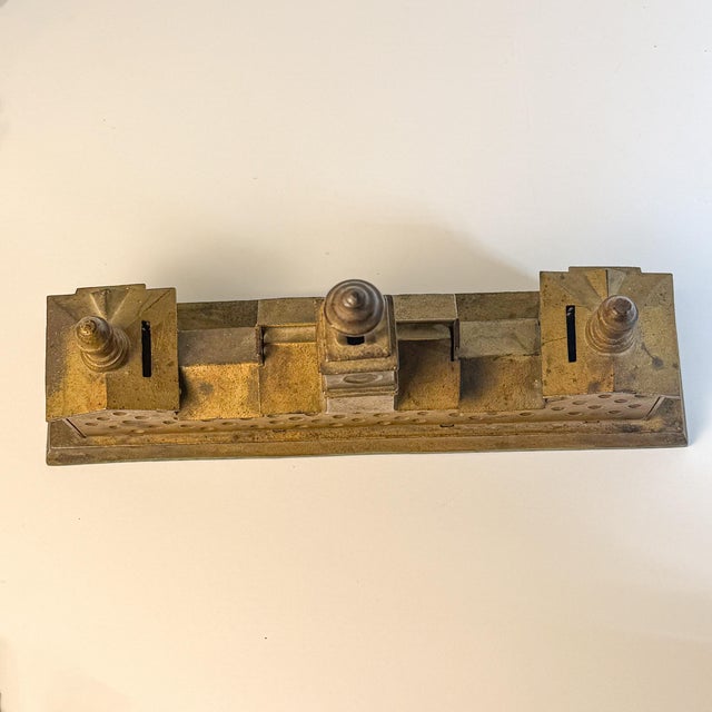 Bronze Antique Enterprise Independence Hall Architectural Cast Iron Bank, Circa 1875 For Sale - Image 8 of 13