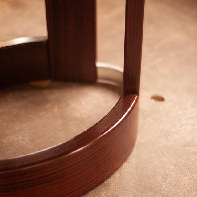 Brutalist Marble and Mahogany Dining Table, 1970s For Sale - Image 13 of 15