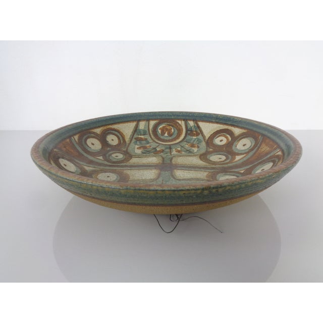 Large Studio Ceramic Stoneware 3216/2 Bowl by Naomi Backhausen for Soholm, Bornholm, Denmark, 1960s For Sale - Image 10 of 18