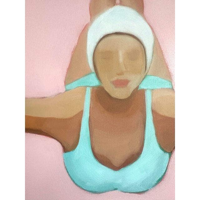 2020s "Flamingo Sky", Modern Oil Painting by Jennifer Hohlfelder For Sale - Image 5 of 10