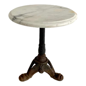 Miniature French Marble Bistro Display Table