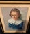 Sky Blue 1968 Mark Miller MiD- Century Pastel Portrait of a Young Girl For Sale - Image 8 of 10