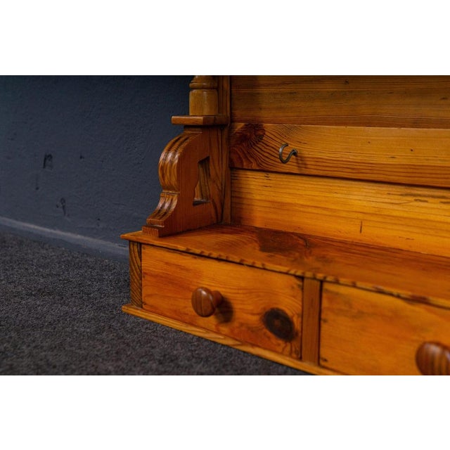 Vintage Brown Wall Shelf For Sale - Image 12 of 14