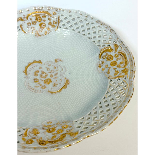 Meissen Marcolini-Period Reticulated Porcelain Plate, Circa (1774–1814) For Sale - Image 12 of 18