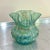 Art Nouveau Antique Dugan Art Glass Blue/Green Small Vase For Sale - Image 3 of 4