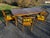 Mid-Century Modern 1960s Mid Century Table and 6 Chairs For Sale - Image 3 of 12