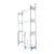 Vintage Painted Metal Display Shelf For Sale