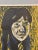 Late 20th Century Vintage Original Numbered Woodprint Portrait of Girl With Long Hair on Japanese Rice Paper #3 of 10 For Sale - Image 5 of 8