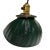 1930s 1930's Green Mercury Glass Industrial Pendant Light - 7 Available! For Sale - Image 5 of 9