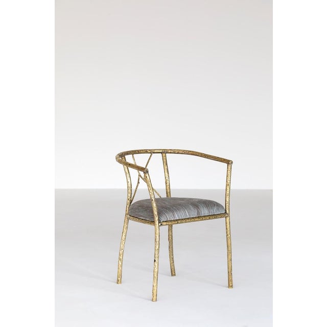Brass Chair by Samuel Costantini For Sale - Image 9 of 15