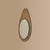 A 1960s Italian wall mirror defined by its sculptural teardrop silhouette and smoked acrylic surround. The translucent...