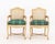 Late 20th Century Set of Four Louis XV Style Cane-Paneled Arm Chairs For Sale - Image 5 of 14