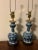 Blue Antique 18th Century Delft Blue and White Knobble Vases in the Chinese Taste Mounted as Table Lamps - a Pair For Sale - Image 8 of 9