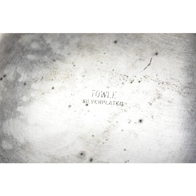 Mid 20th Century Towle Victorian Silver Plated Floral Punchbowl Champagne Chiller Ice Bucket For Sale - Image 14 of 16