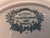 Mid 19th Century Antique French Faience Black & White Transfereware Plate With Green Pastoral Landscape For Sale - Image 5 of 7