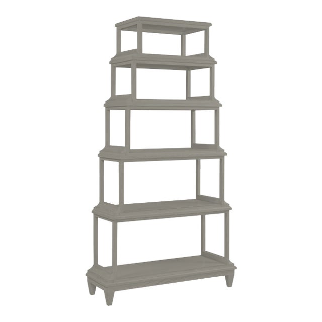 Jules Etagere, Chelsea Gray For Sale