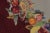 Rug & Kilim Antique Hooked Rug With Fruit Wreath on Burgundy Field & Vine Border - Rug & Kilim For Sale - Image 4 of 5