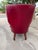 Red Leather Vintage Club Chairs For Sale In Phoenix - Image 6 of 9