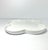 2010s Crate & Barrel 5-Piece White Porcelain Tray & Dipping Sauce Appetizer Bowls For Sale - Image 5 of 10