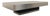 Vintage Coffee Table in Brushed Aluminum and Black Laminate, 1970s For Sale