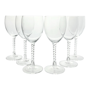 Cristal D’Arques-Durand “Fleury” Set of 6 Crystal Water Glasses