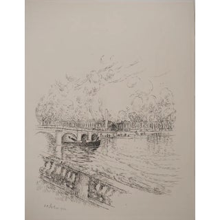 Henri Lebasque, The Quai d'Orsay Bridge, Original Engraving For Sale
