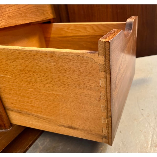 Vintage Kent-Coffey "Perspecta" Walnut Buffet, Attributed For Sale - Image 15 of 16