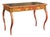 English Regency 1820s Table with Red Lacquered, Gold and Black Chinoiserie Decor For Sale
