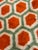 Textile Handwoven Moroccan Mrirt Wool Rug, Orange & Sage Green Honeycomb Berber Carpet, Organic Modern Area Rug, 87" X 118" For Sale - Image 7 of 11