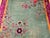 Vintage Art Deco Chinese Rug, Hand-Knotted Wool, Floral Motif, Turquoise & Purple, 9x12 For Sale - Image 13 of 18