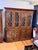 Design Plus Gallery presents an English Tudor Style Oak Wood Cabinet from Century Furniture. A molded crown with dentil...