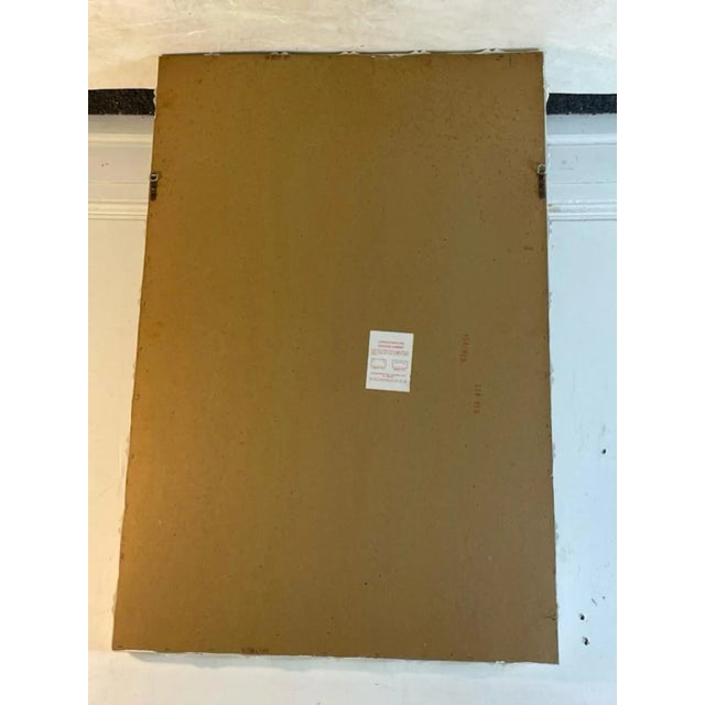 1980s White Faux Bamboo Mirror in the Manner of Serge Roche For Sale - Image 9 of 10