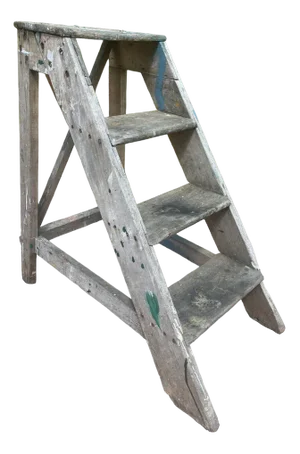 Vintage Step Ladder, 1950s