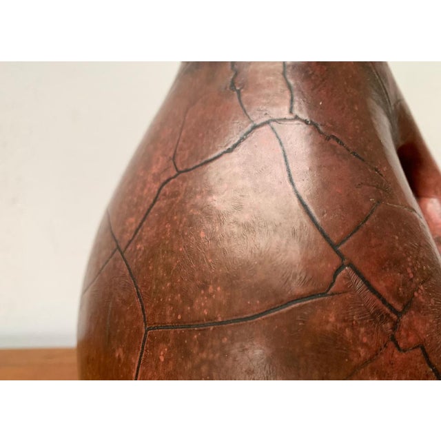 Art Deco German Studio Pottery Jug Carafe with Handle Hole by Paul Dresler for Töpferei Grootenburg, 1940s For Sale - Image 14 of 18