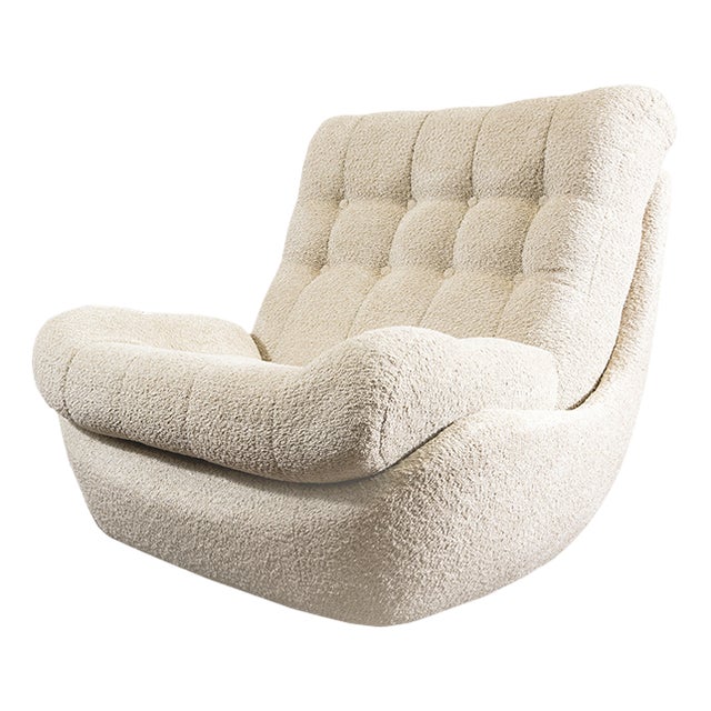 Czechoslovakian Space Age Lounge Chair, 1970s For Sale