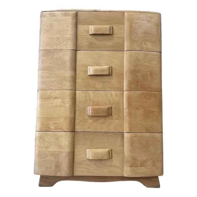 1950s Heywood Wakefield ‘Riviera’ Highboy Dresser For Sale