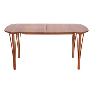 Dining Table in Cherry Wood from Haslev Møbelfabrik, 1990s For Sale