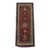 Rare Antique Kazak Runner | Tribal Medallions & Animal Motifs | 3x8 For Sale
