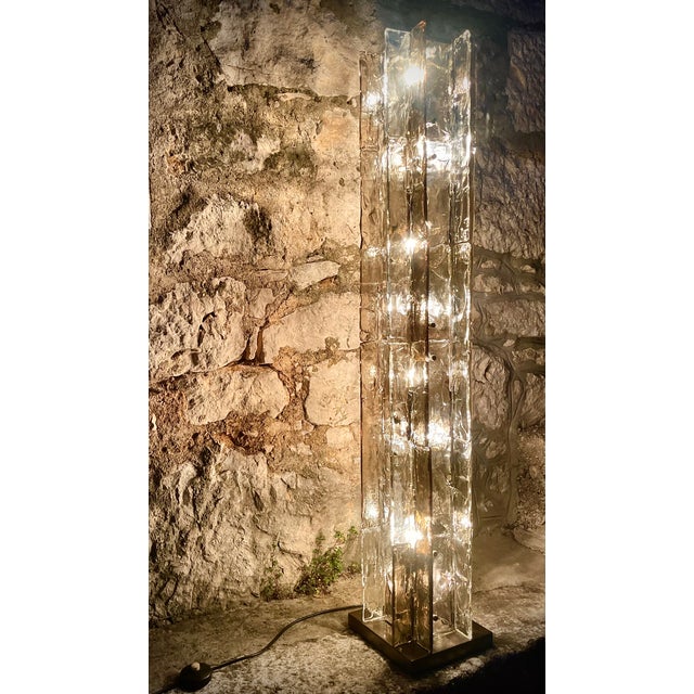 LT379 Floor Lamp in Murano Glass attributed to Carlo Nason for Mazzega, Italy, 1970s For Sale - Image 15 of 18