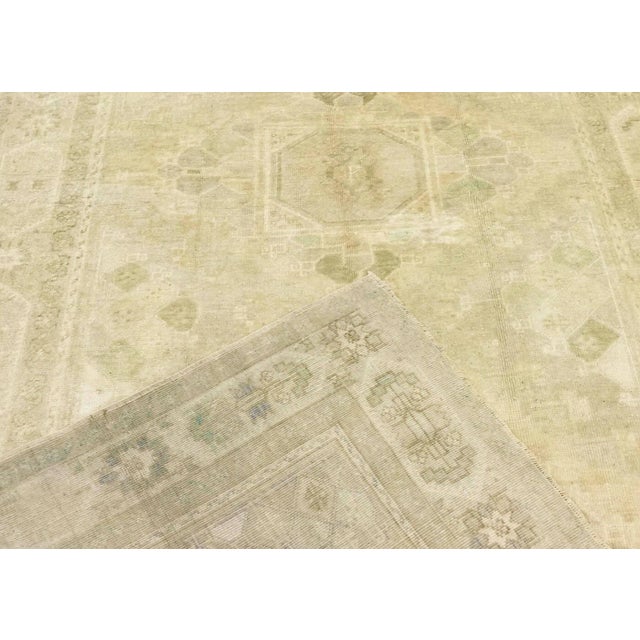 Traditional 1960s Turkish Oushak Rug For Sale - Image 3 of 3
