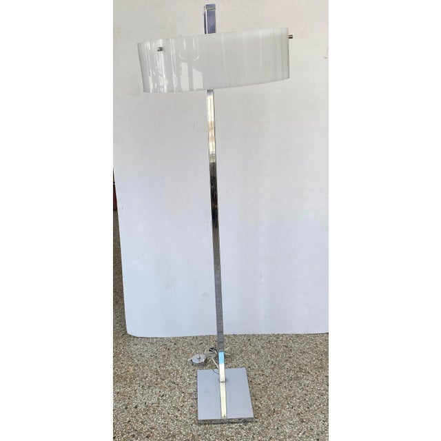 Mid-Century Modern Nessen Lighting Style Adjustable Floor Lamp For Sale - Image 9 of 13