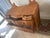 Burnt Umber Antique Victorian Walnut Dresser With Swan-Neck Mirror Serpentine Front For Sale - Image 8 of 9