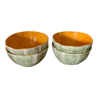Vintage Bordallo Pinheiro Melon Bowls - Set of 4