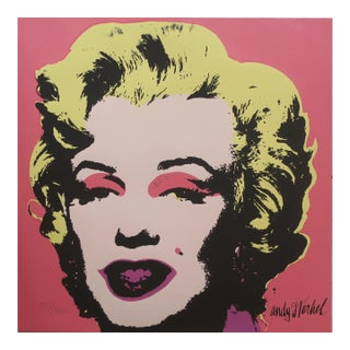 1986 Carnegie Museum of Art Andy Warhol Marilyn Monroe Lithograph For Sale