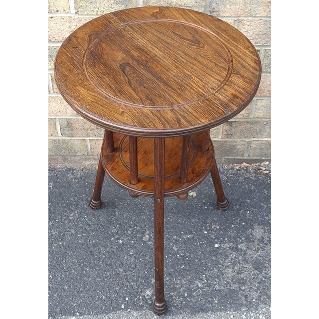 Arts & Crafts Late 19th Century Arts & Crafts Cricket Side Table For Sale - Image 3 of 8
